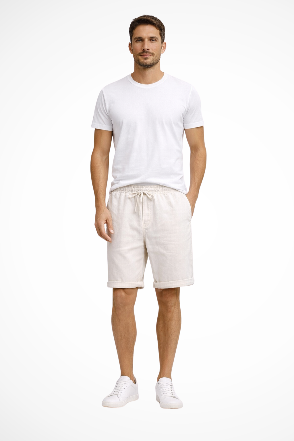 Ridley | Men Drawstring Elasticated Waist Side Pocket Casual Shorts