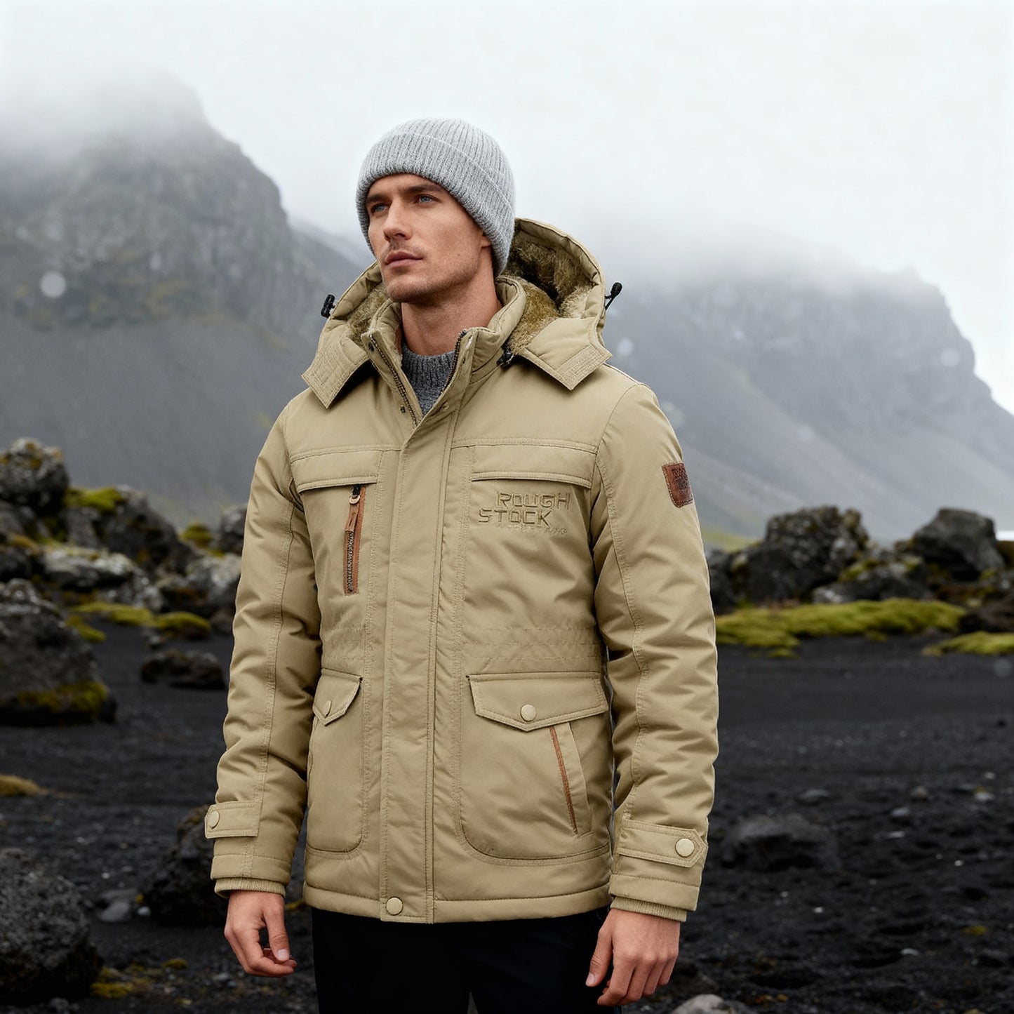 Marcel Men’s Waterproof Tactical Jacket – Warm Winter Outerwear