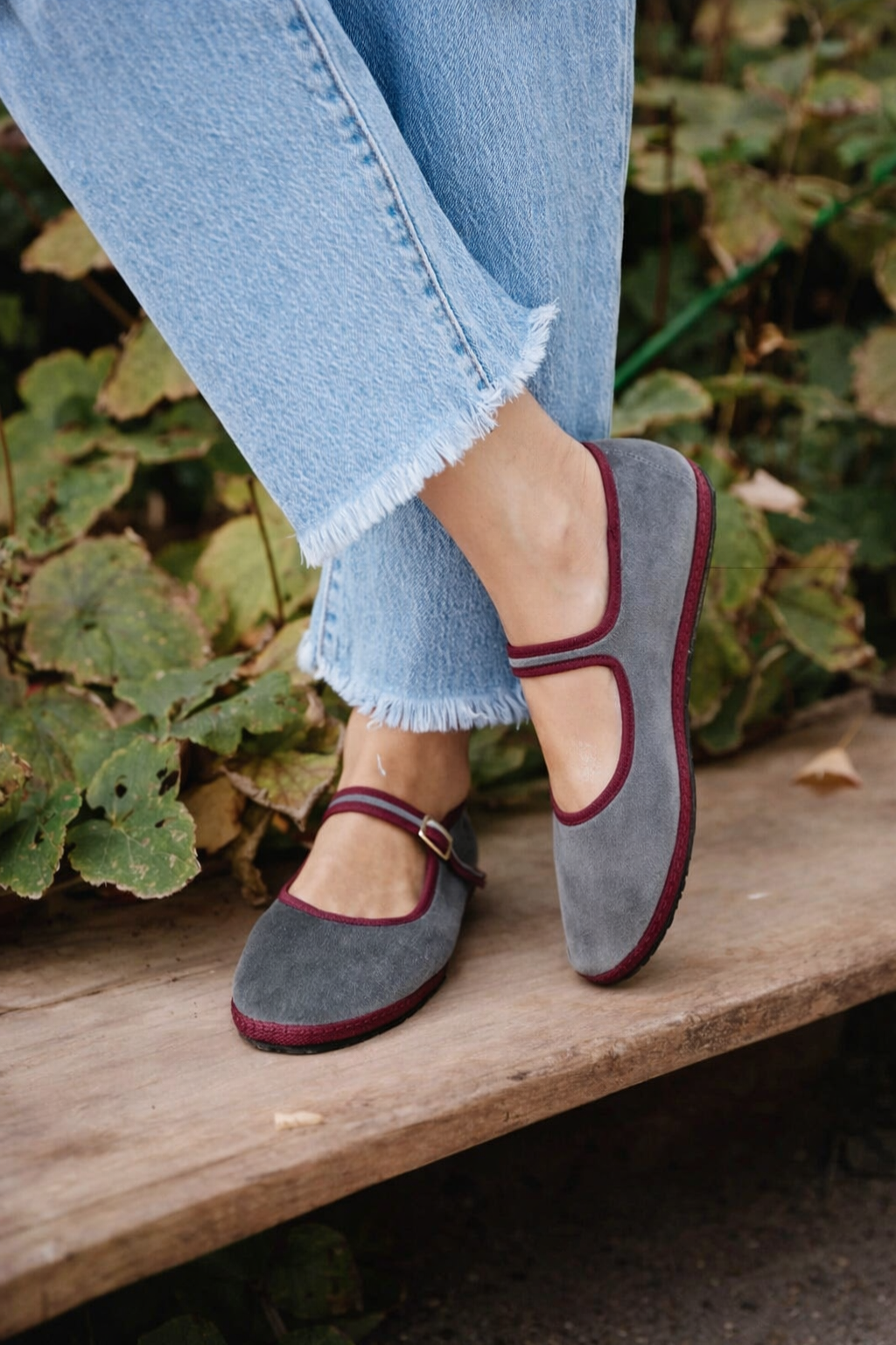 Emma | Women Round Toe Buckle Strap Mary Jane Ballet Flats