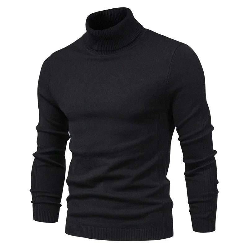 Oliver Turtleneck Sweater – Men's Classic Slim Fit Knit Jumper for Smart Styling