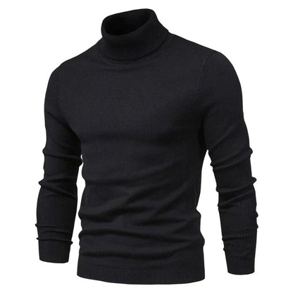 Oliver Turtleneck Sweater – Men's Classic Slim Fit Knit Jumper for Smart Styling