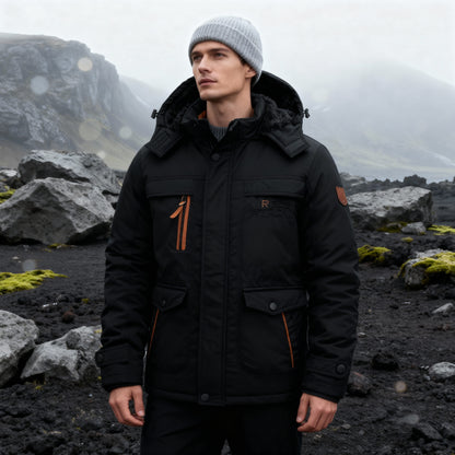 Marcel Men’s Waterproof Tactical Jacket – Warm Winter Outerwear