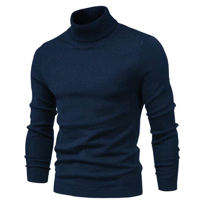 Oliver Turtleneck Sweater – Men's Classic Slim Fit Knit Jumper for Smart Styling