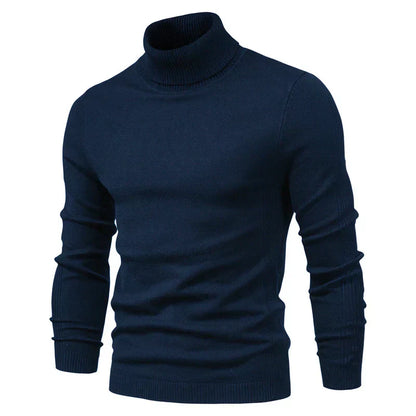 Oliver Turtleneck Sweater – Men's Classic Slim Fit Knit Jumper for Smart Styling