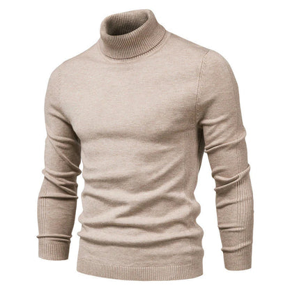Oliver Turtleneck Sweater – Men's Classic Slim Fit Knit Jumper for Smart Styling