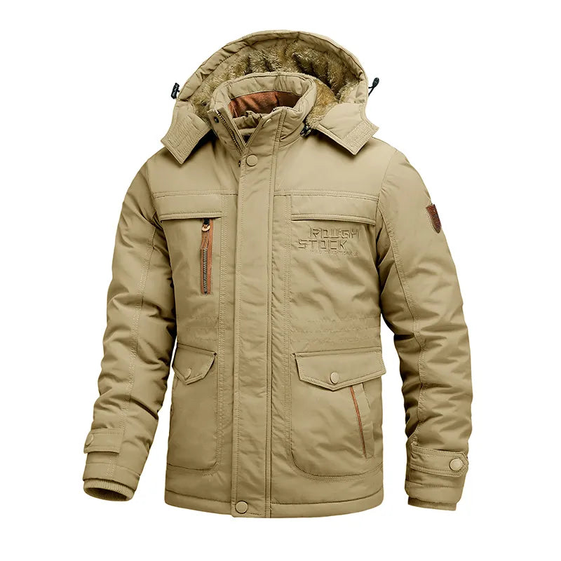 Marcel Men’s Waterproof Tactical Jacket – Warm Winter Outerwear