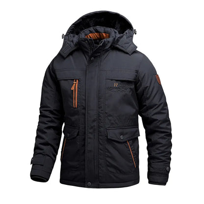 Marcel Men’s Waterproof Tactical Jacket – Warm Winter Outerwear