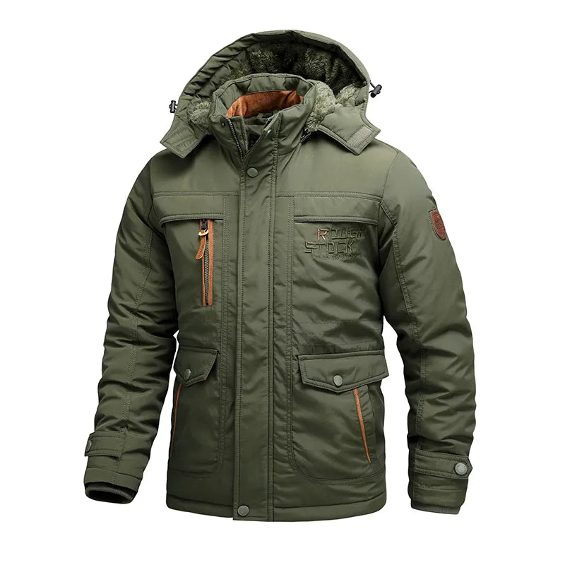 Marcel Men’s Waterproof Tactical Jacket – Warm Winter Outerwear