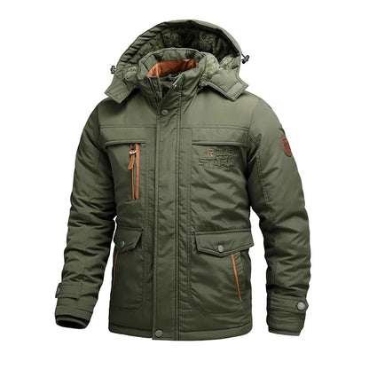 Marcel Men’s Waterproof Tactical Jacket – Warm Winter Outerwear