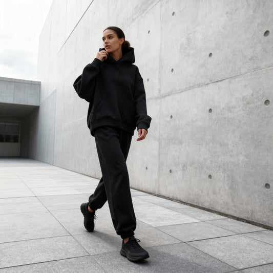 Serene Lounge Hoodie & Jogger Set – Women’s Relaxed Loungewear