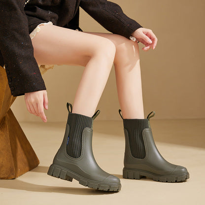 Women’s Waterproof Ankle Boots – Lightweight Slip-On Outdoor Footwear