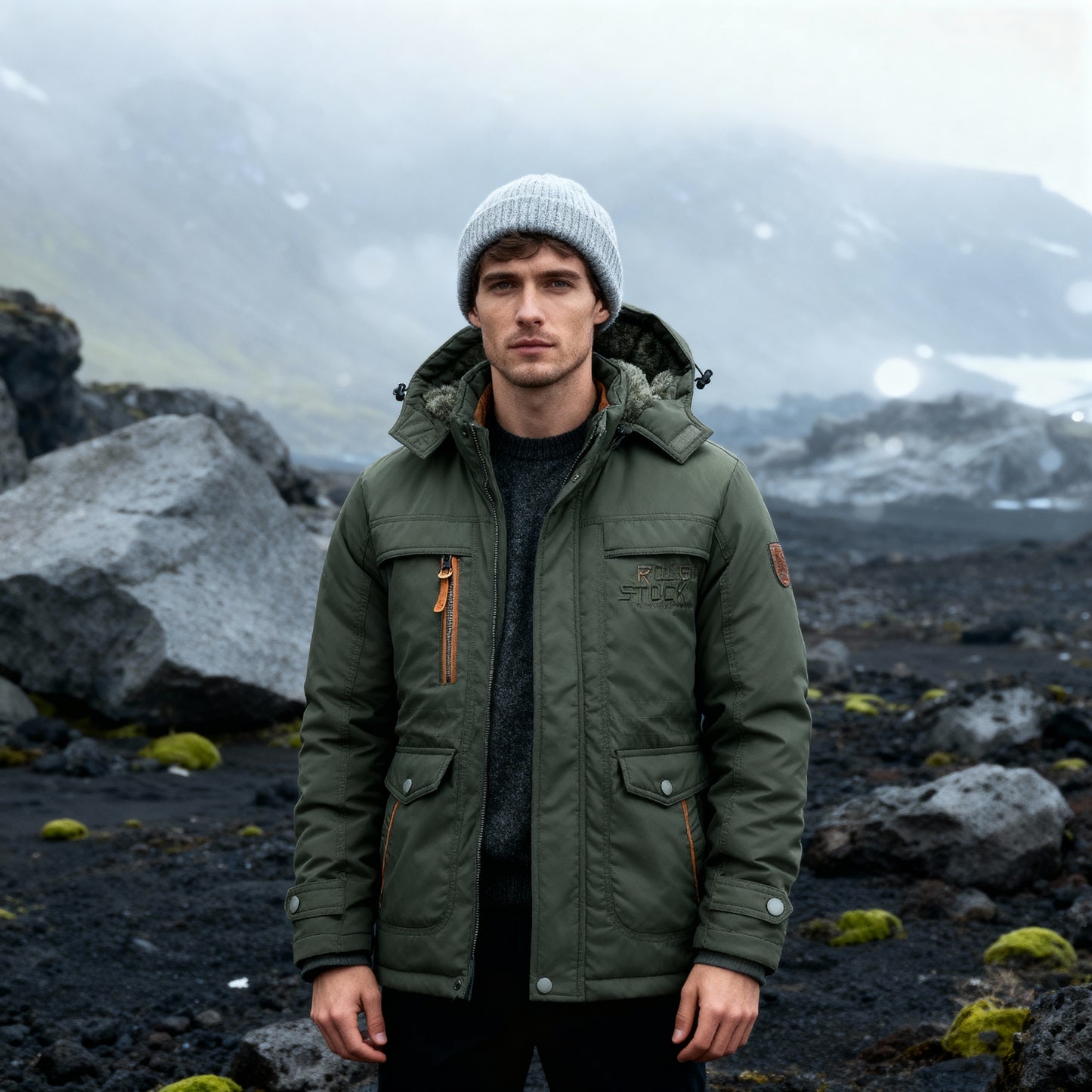 Marcel Men’s Waterproof Tactical Jacket – Warm Winter Outerwear