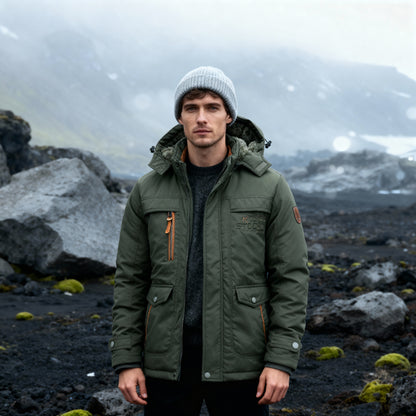 Marcel Men’s Waterproof Tactical Jacket – Warm Winter Outerwear