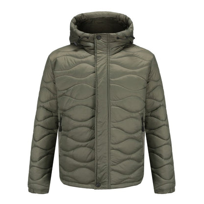 Liam Men's Warm Puffer Jacket – Lightweight Winter Coat for Cold Weather