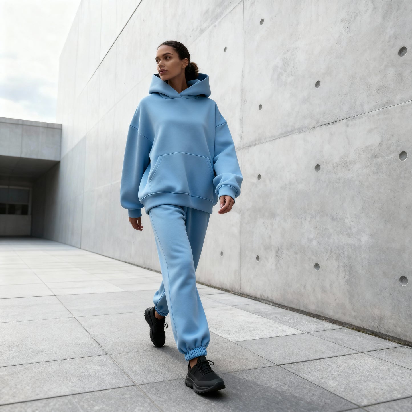 Serene Lounge Hoodie & Jogger Set – Women’s Relaxed Loungewear